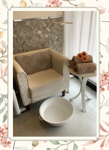 グリーン　アイボリー　ピンク　エレガント　購入のお礼　ショップカード